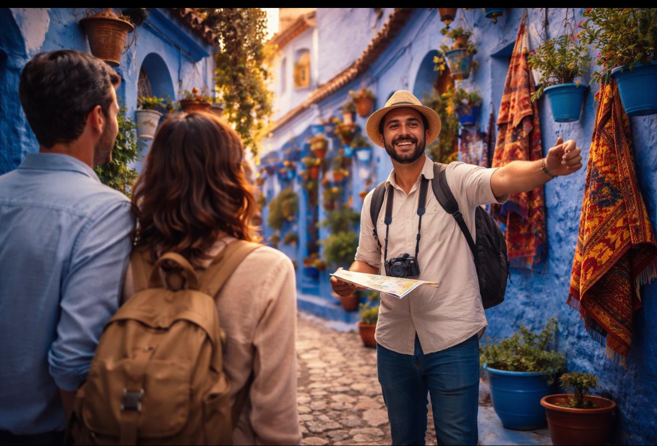 Walking in Chefchaouen